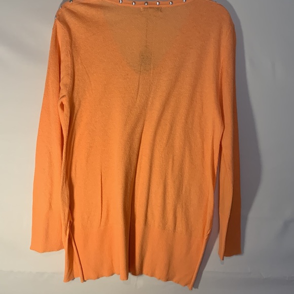 Sogi sweater NWT tangerine S Small tunic beaded - Picture 3 of 6